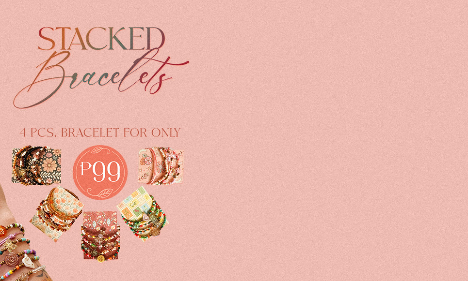 4-piece Stacked Bracelets